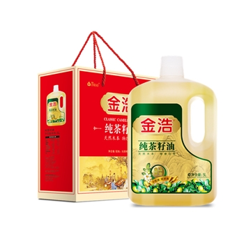 金浩纯茶籽油礼盒 PE瓶 5L