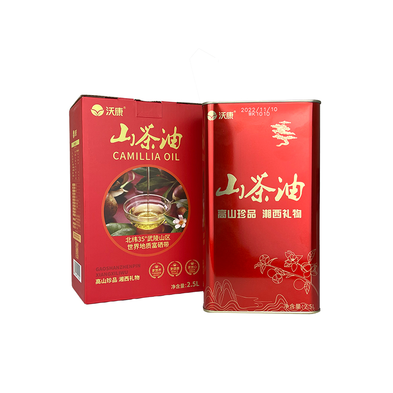 永顺县沃康山茶油2.5L物理压榨高烟点