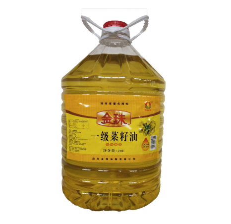 中方县食用油一级菜籽油20L