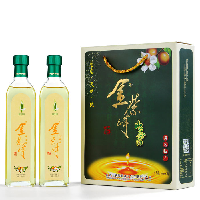 炎陵县金紫峰原味山茶油500ML*2