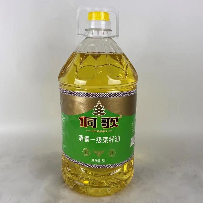 怀化鹤城区侗歌一级清香菜籽油5L