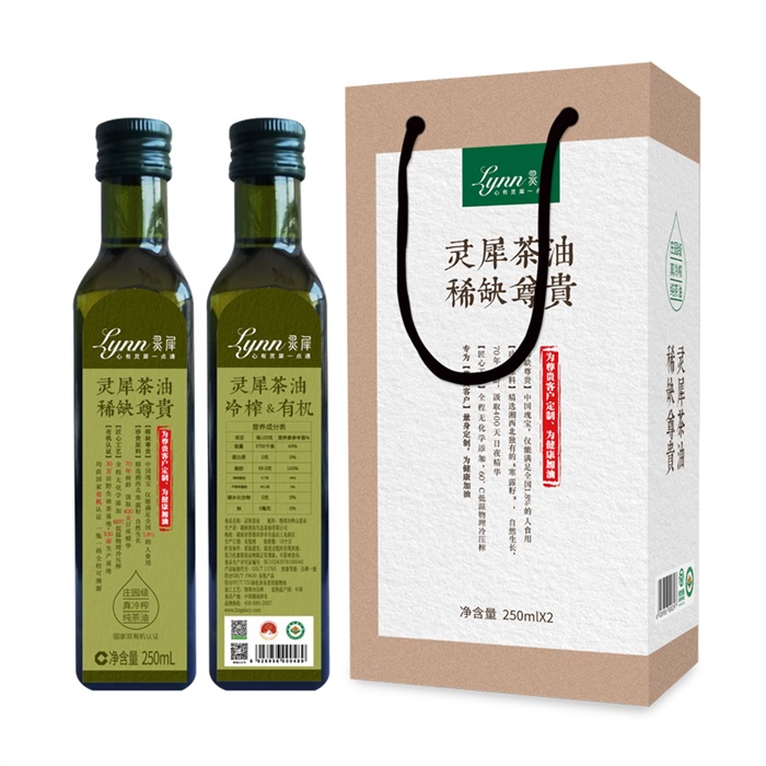 津市市灵犀茶油250ml*2礼盒