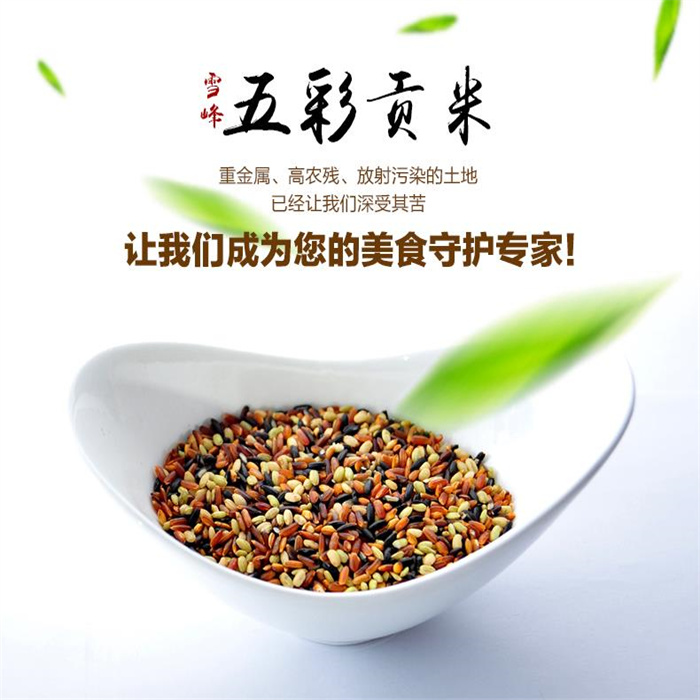 湖南洞口  啸天龙 五彩贡米 7斤装