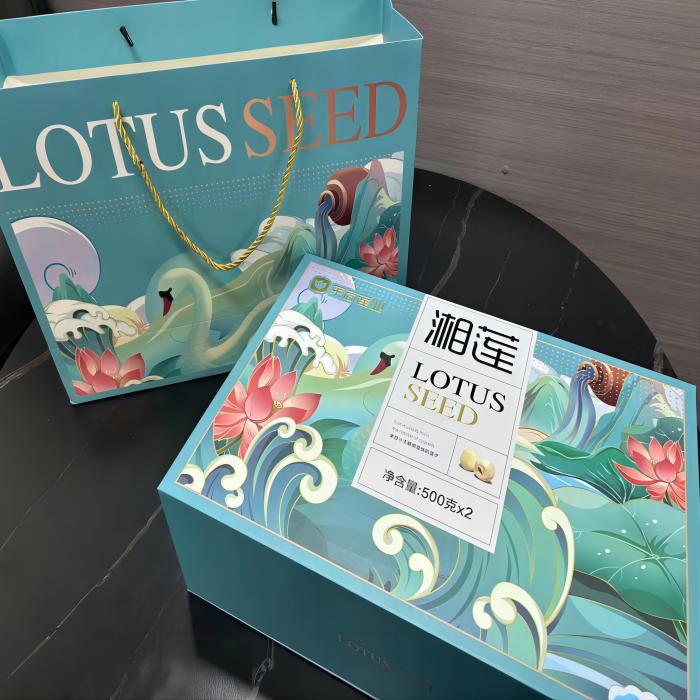 （汨罗仓）  莱荷莲业  湘莲礼盒  *1盒