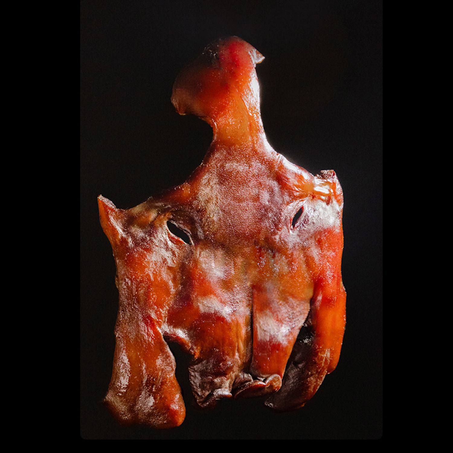 龙山县腊猪脸肉500g