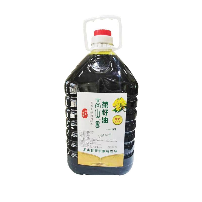 龙山县菜籽油二级5L