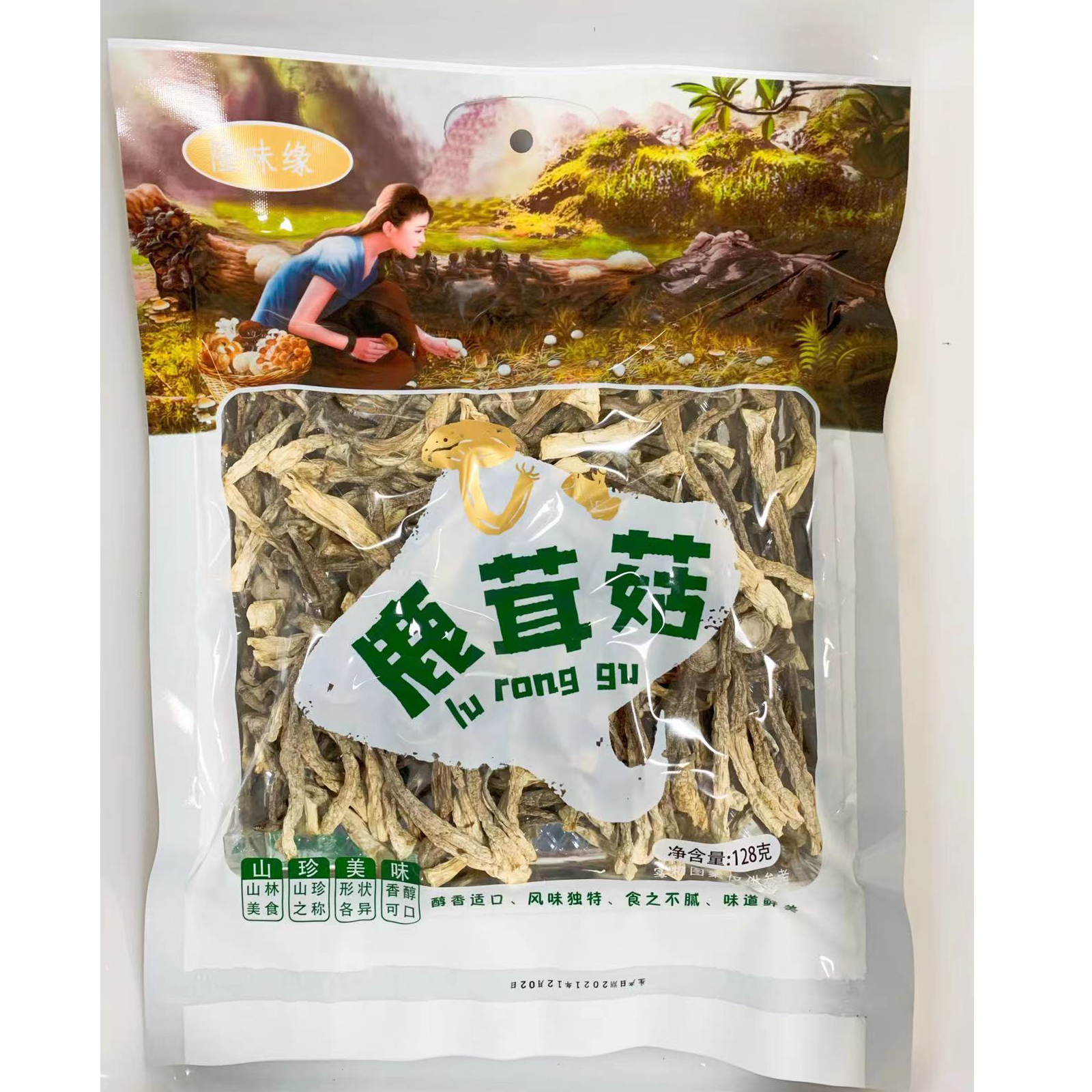 龙山县鹿茸菇128g
