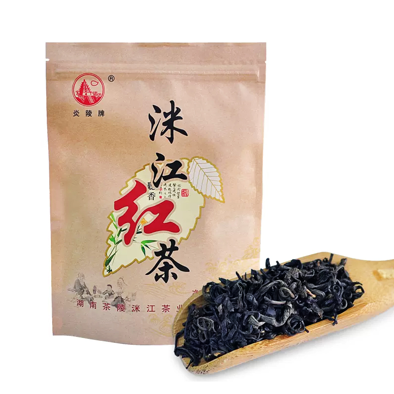 湖南特产茶陵县当季新茶洣江红茶125g袋小袋休闲冲泡办公简装红茶