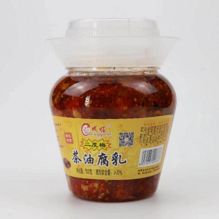 南岳衡山成怪二度梅茶油腐乳 500g