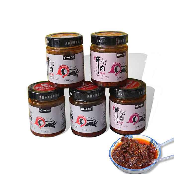 茶陵县好呷湘香辣口味牛肉120g装