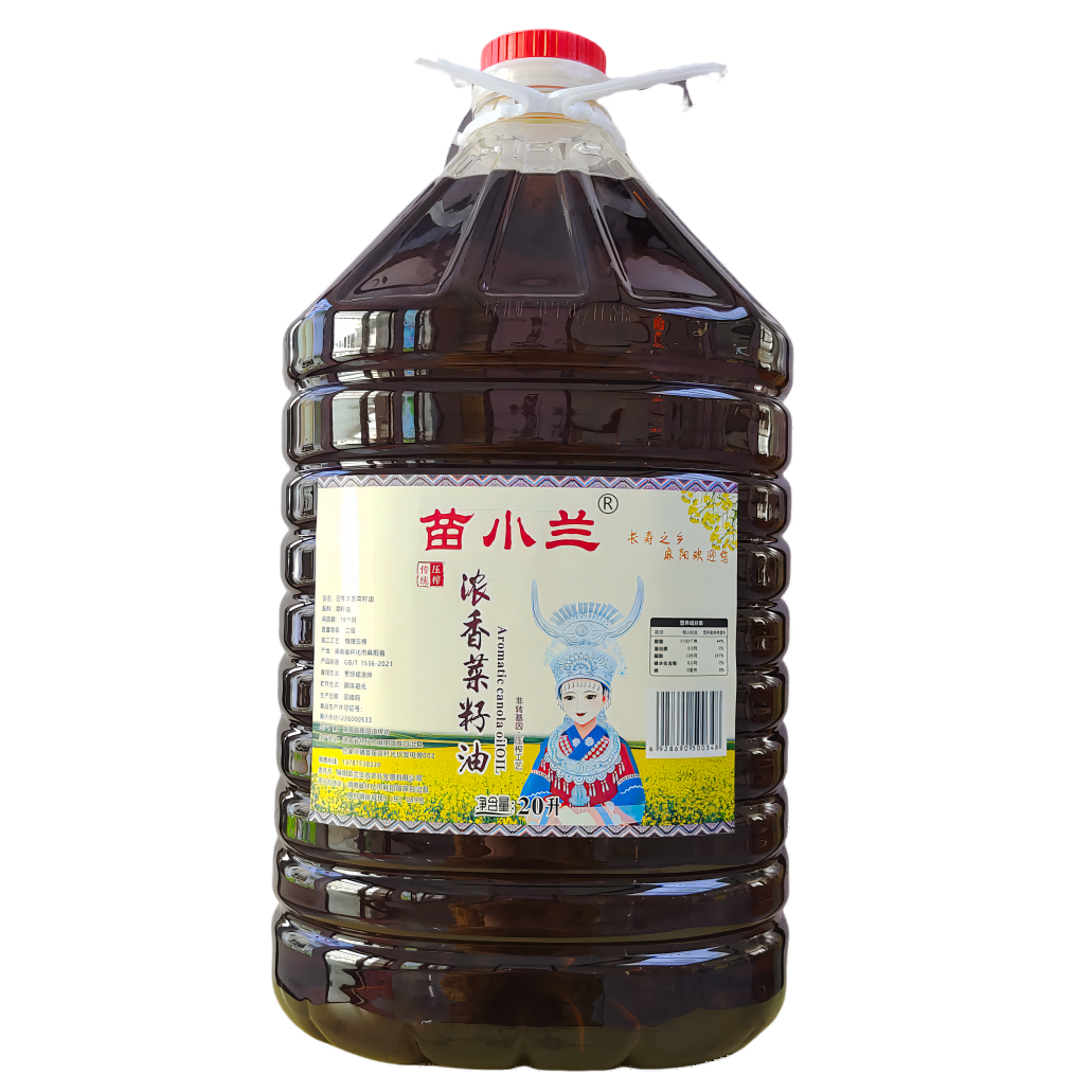 麻阳苗族自治县 苗小兰 浓香菜籽油 20L