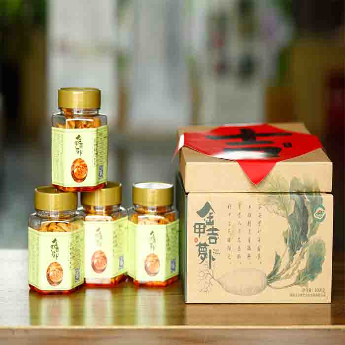 衡阳市金甲吉鸡萝卜条1000g/盒