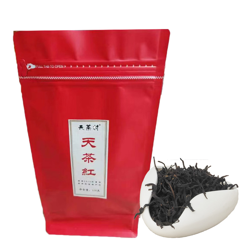 安化天茶村牌天茶红100g/袋