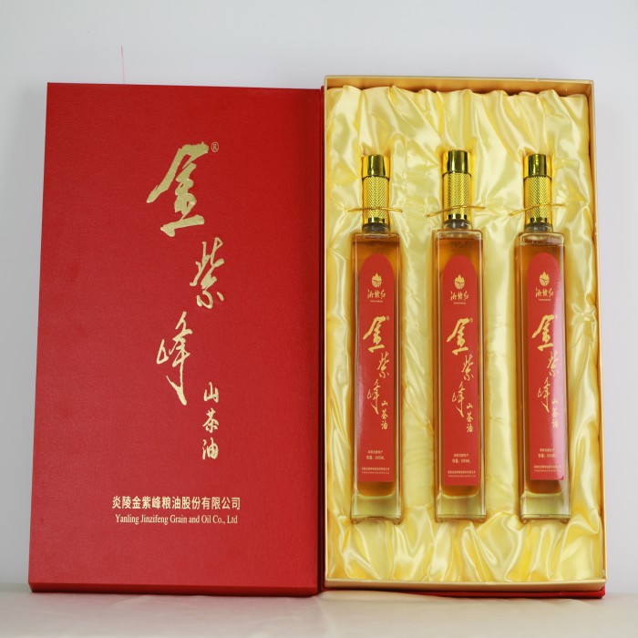炎陵县金紫峰山茶油500ML*3瓶