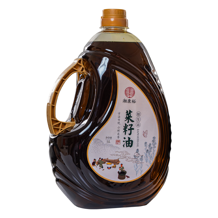桃源县湘康裕小榨浓香菜籽油5L