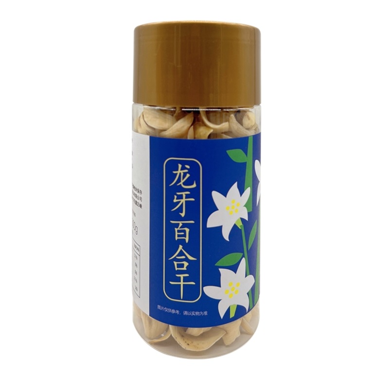 长沙市宜合道花茶 龙牙百合干（罐装）300g