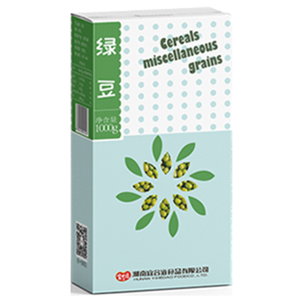 长沙市宜合道 卡盒真空精选绿豆1kg