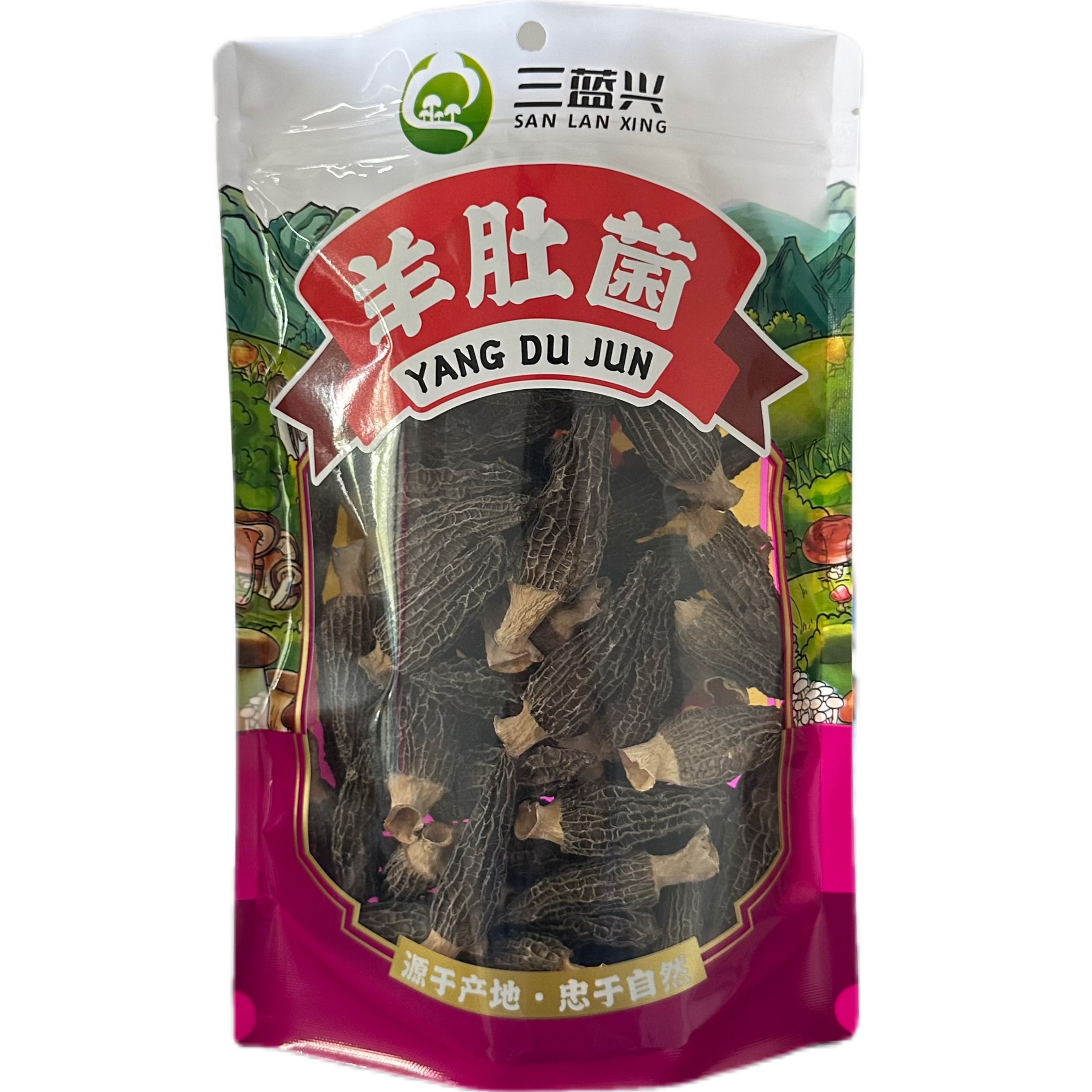 株洲羊肚菌干菇100g