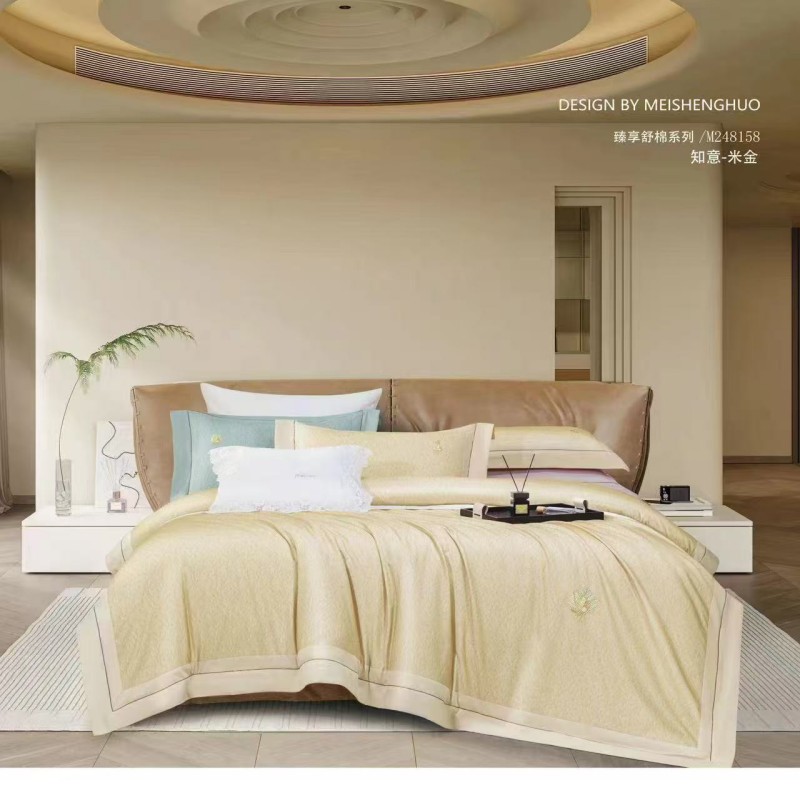 湖南拓福臻享舒棉四件套/知意 面料：全棉 尺寸：200*230