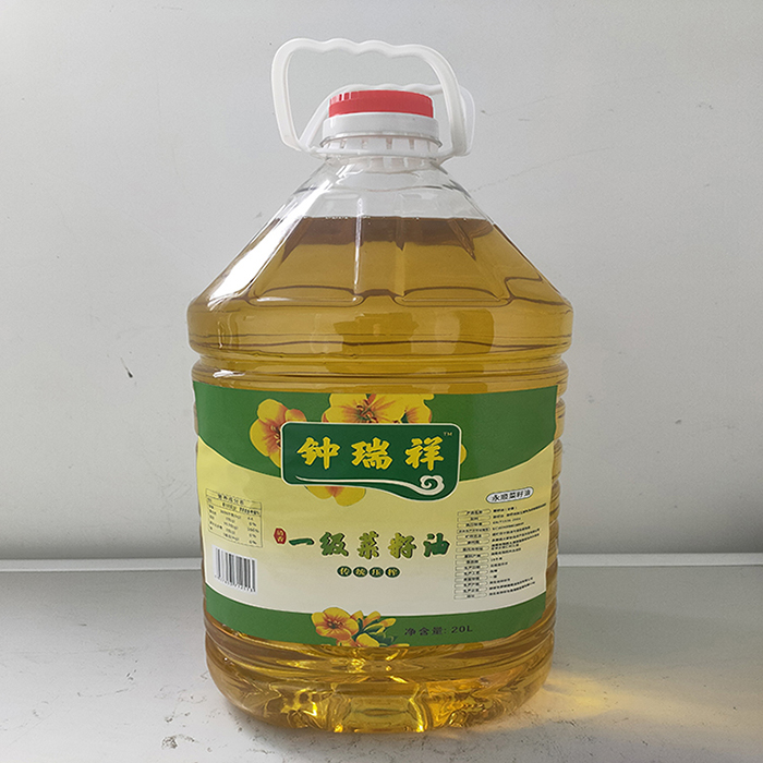 永顺县钟瑞祥清香压榨一级菜籽油20L/桶