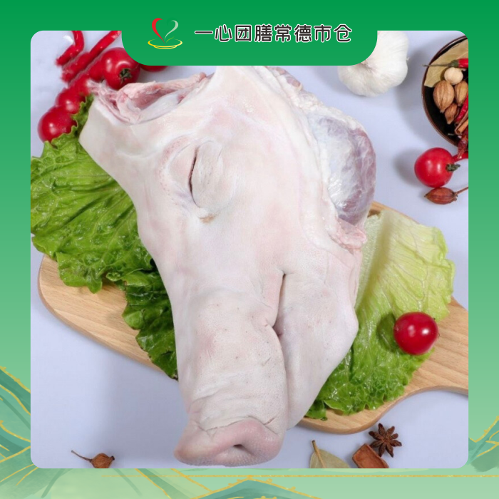 常德仓 新鲜猪脸肉 500g
