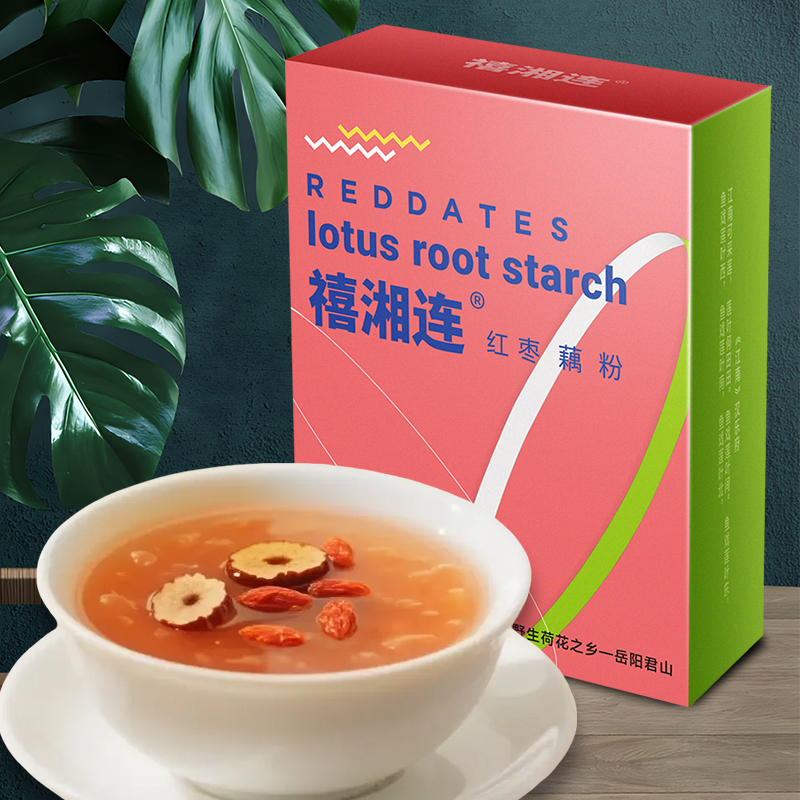 君山 禧湘连 红枣藕粉272g