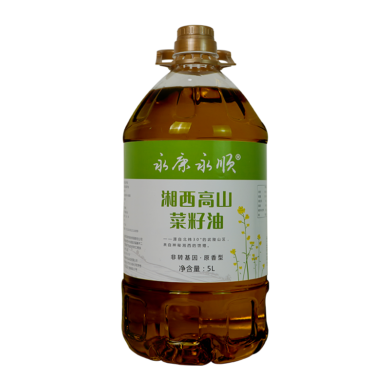 永顺县永康永顺原香5L二级压榨菜籽油