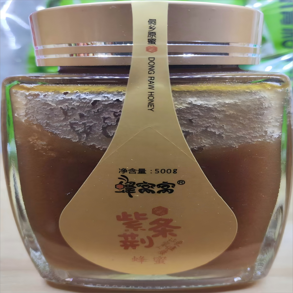 新晃侗族自治县蜂窝窝系列紫荆条蜂蜜500g