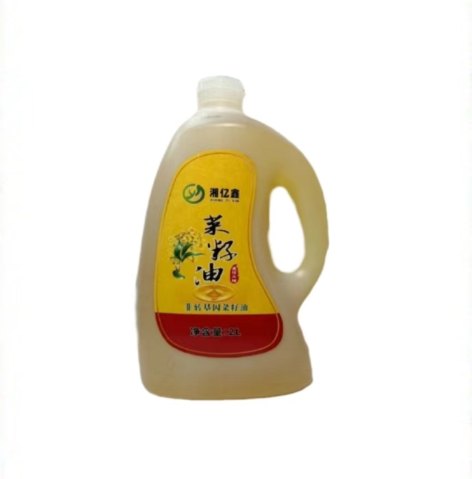 桑植县非转基因压榨菜籽油2L/桶