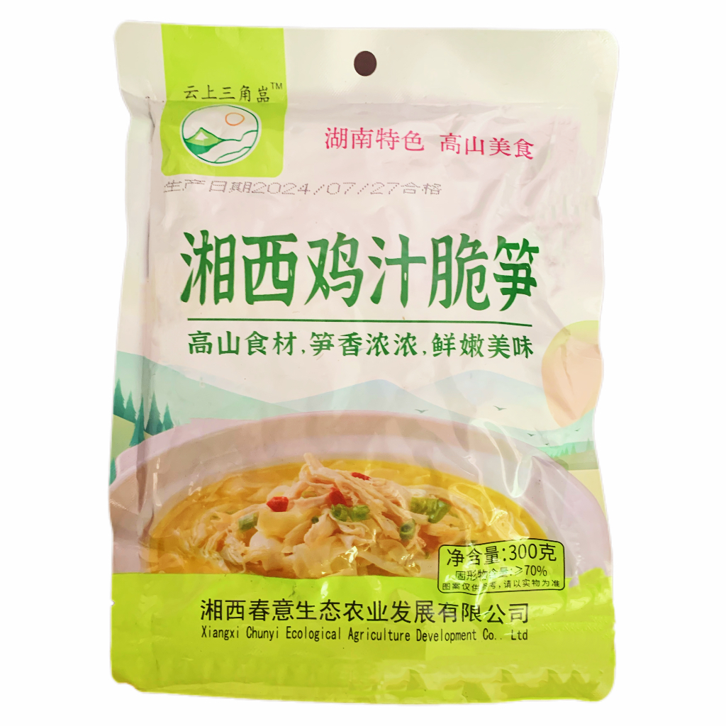  湘西三角岩湘西鸡汁脆笋300g*25袋湘西特产
