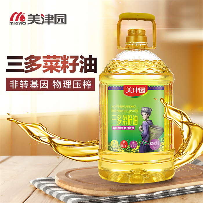 湘西古丈 美津园三多菜籽油5L