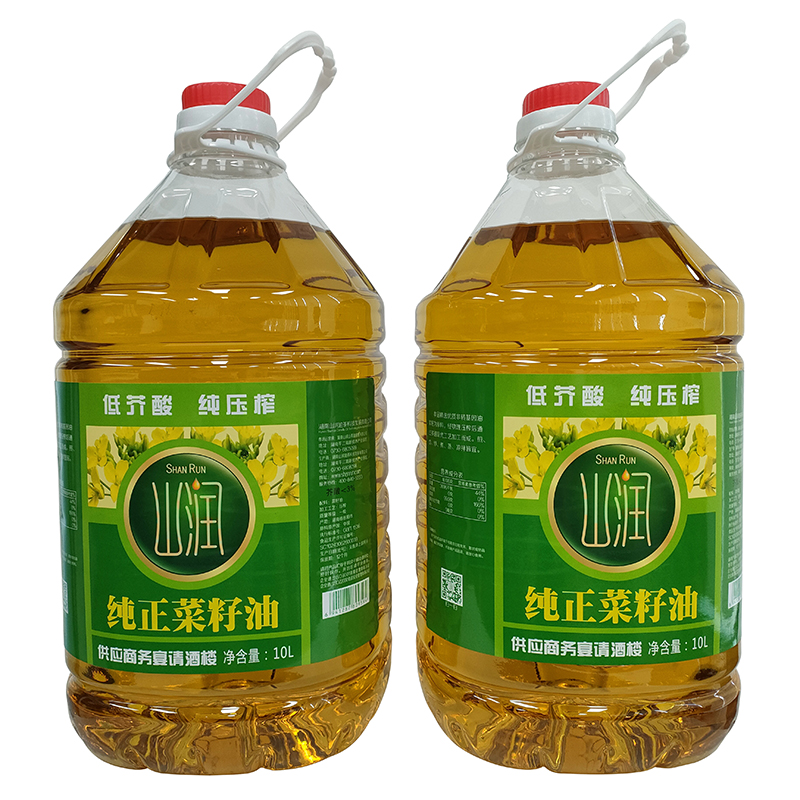 平江县山润纯正菜籽油10L*2/箱