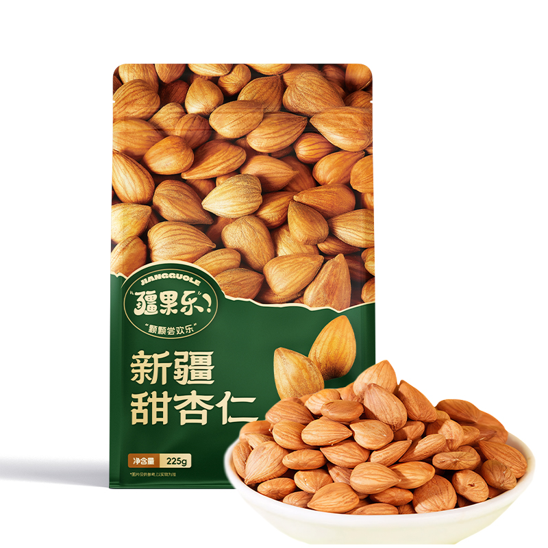 疏附县疆果乐新疆甜杏仁225g/袋