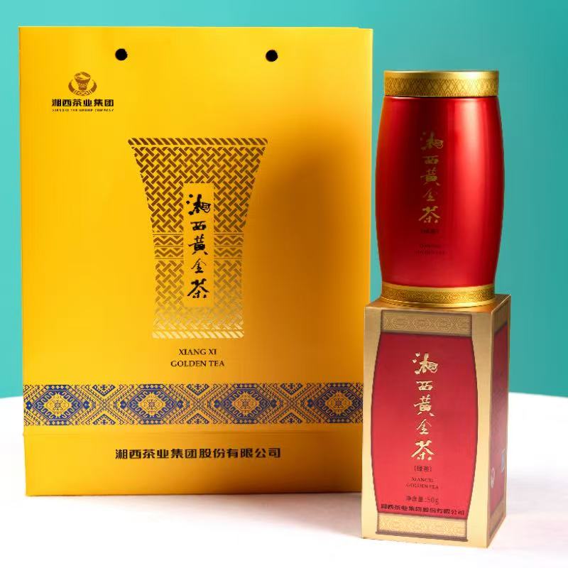 湘西绿茶湘西黄金茶金罐50g装