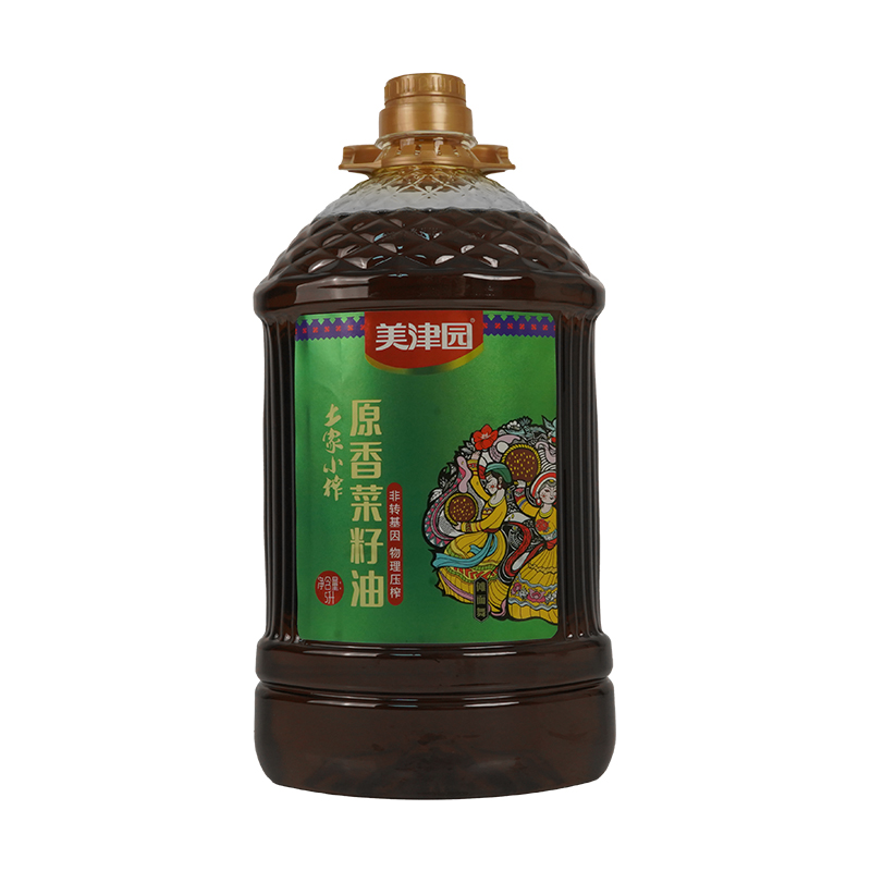 古丈县美津园土家小榨原香菜籽油5L