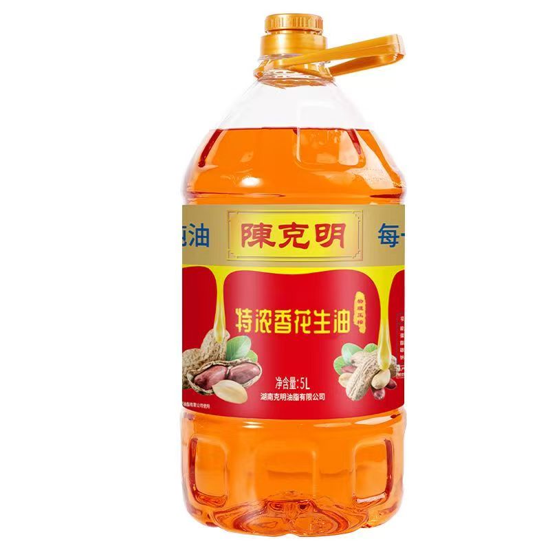 湖南陈克明特浓香花生油5L