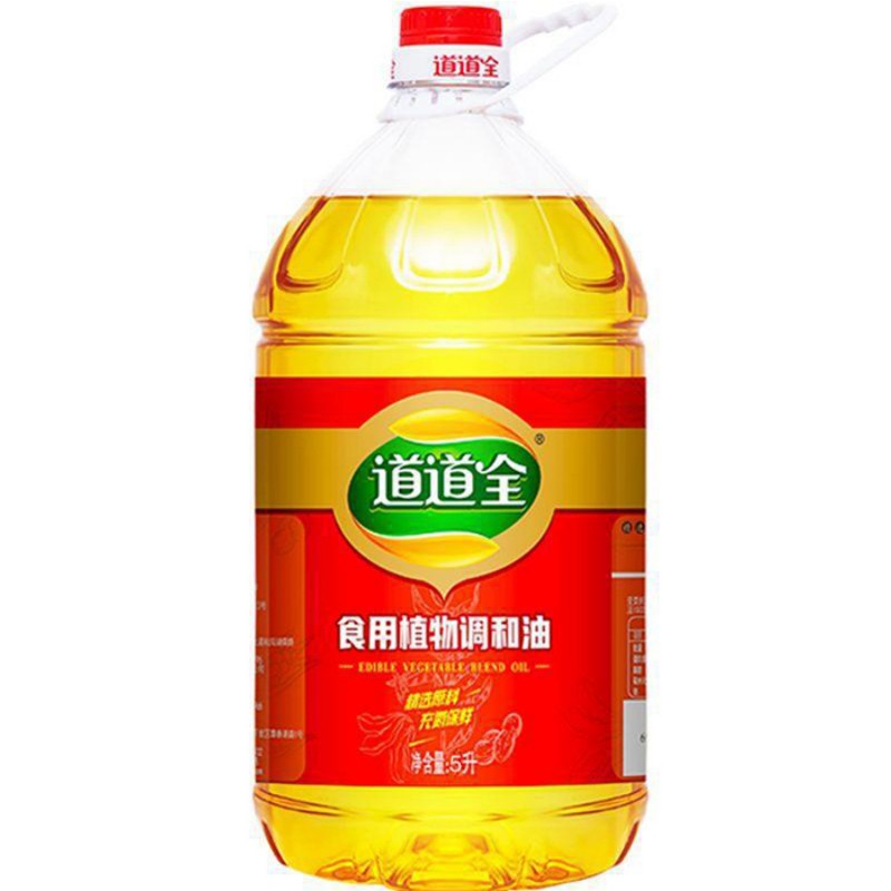 岳阳道道全花生浓香食用调和油5L