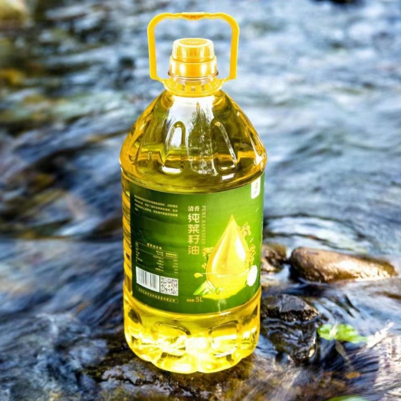 平江县清香纯菜籽油5L/桶