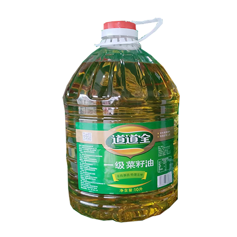 道道全一级菜籽油10L*2瓶/件【岳阳】