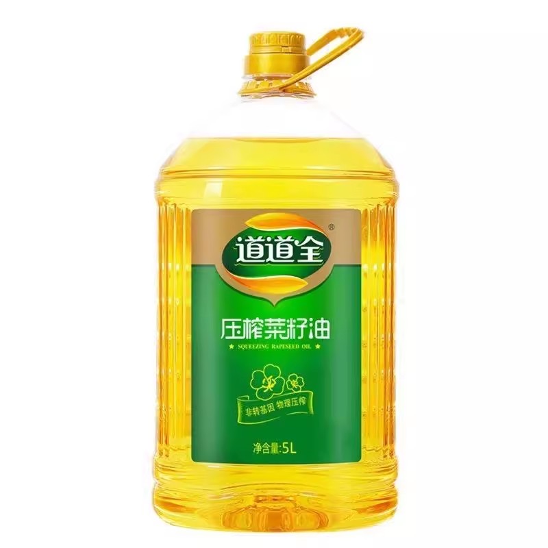 道道全压榨菜籽油5L*4瓶
