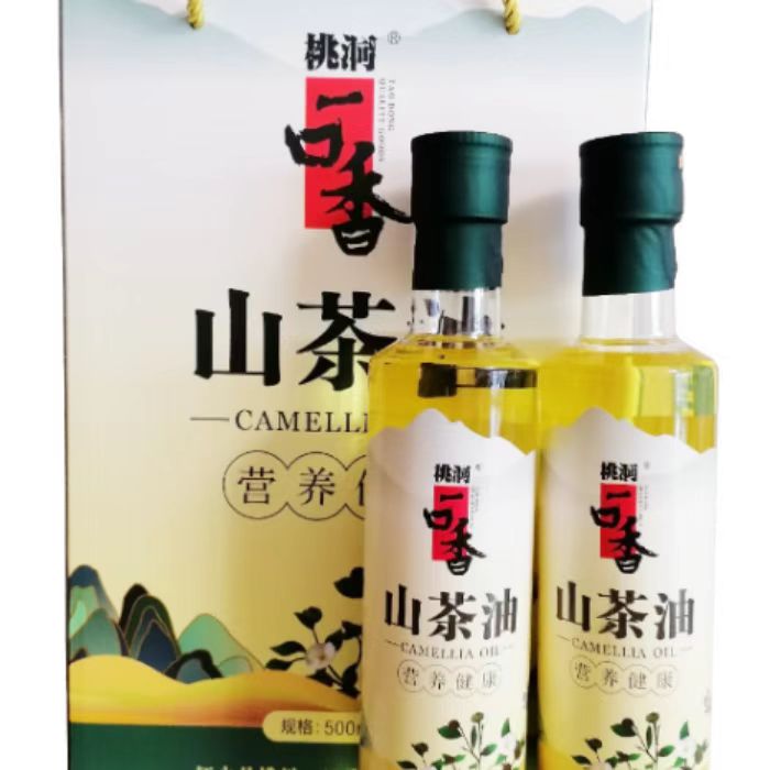 江永县  桃洞一口香  山茶油  500毫升*2瓶/盒