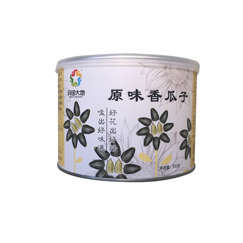 新疆兵团大地原味香瓜子单罐220g/罐