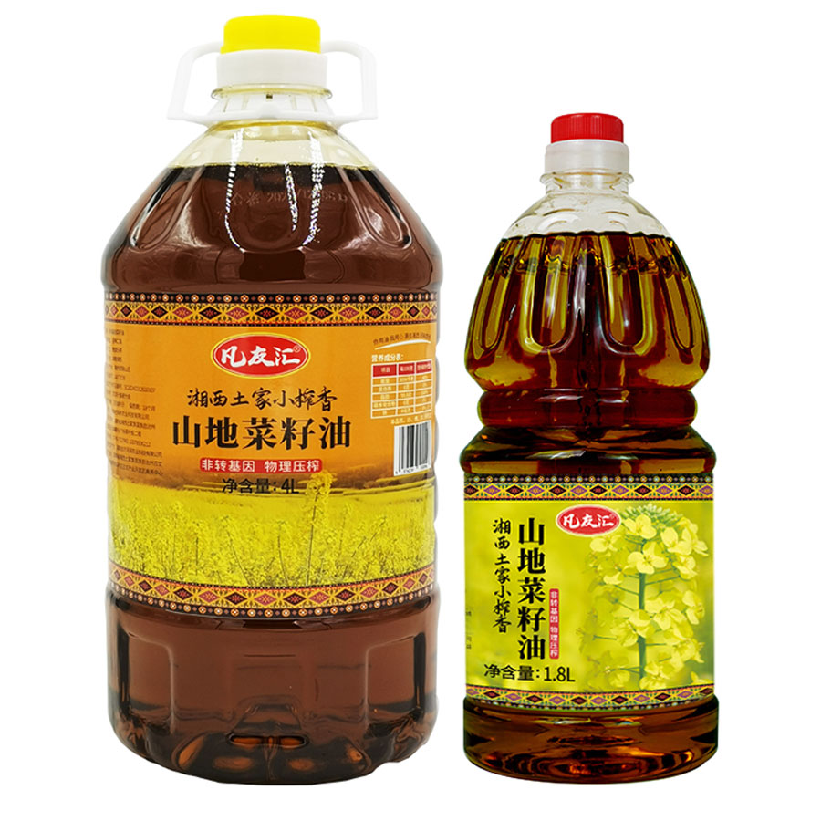 【菜籽油组合】4L加1.8L菜籽油套餐