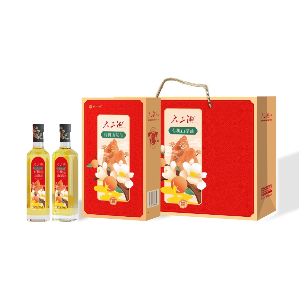 大三湘有机山茶油（500mI*2）*3盒