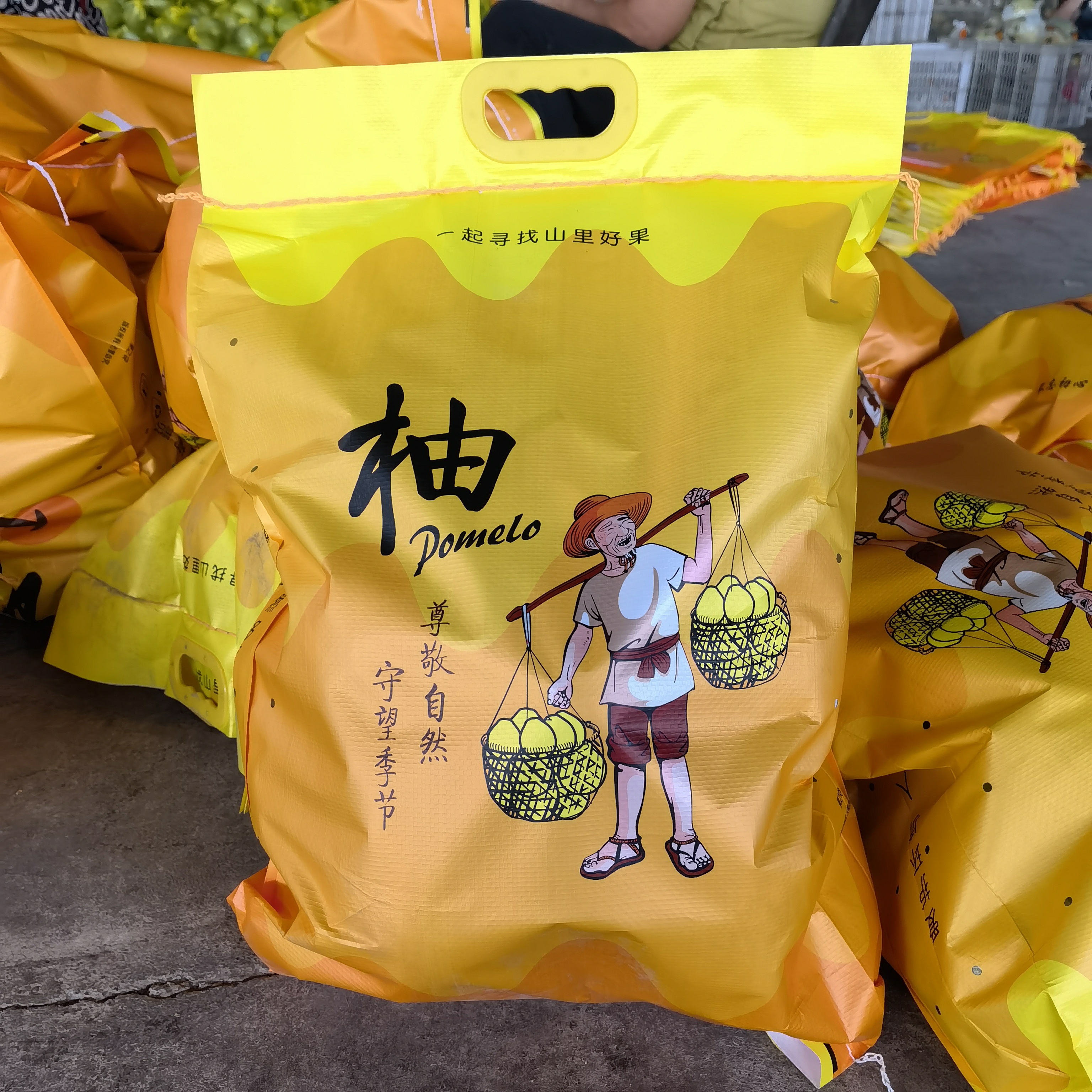 洪江市扶车村 黔阳 冰糖柚 20KG（袋装）