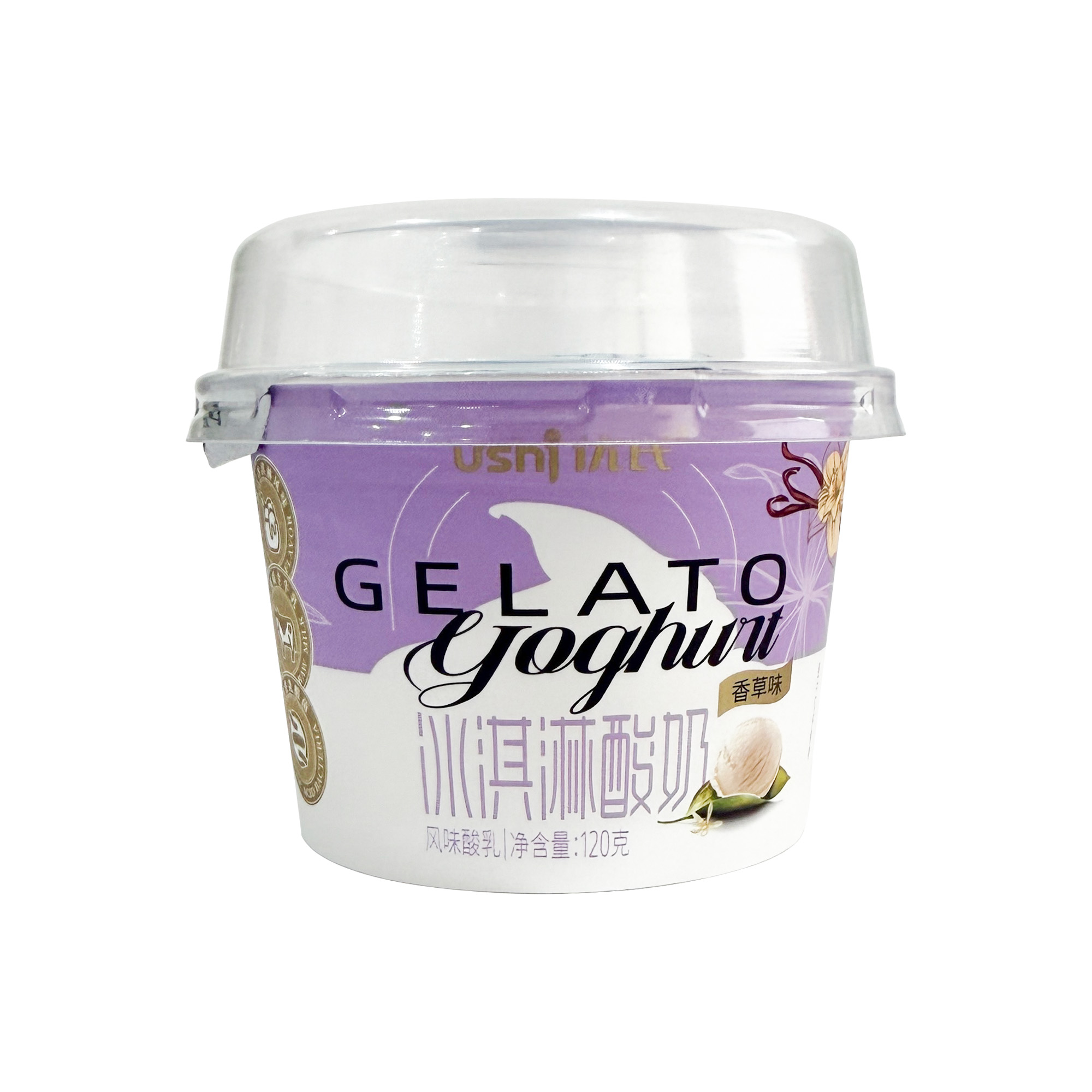 湖南优氏冰淇淋酸奶整箱120g*24