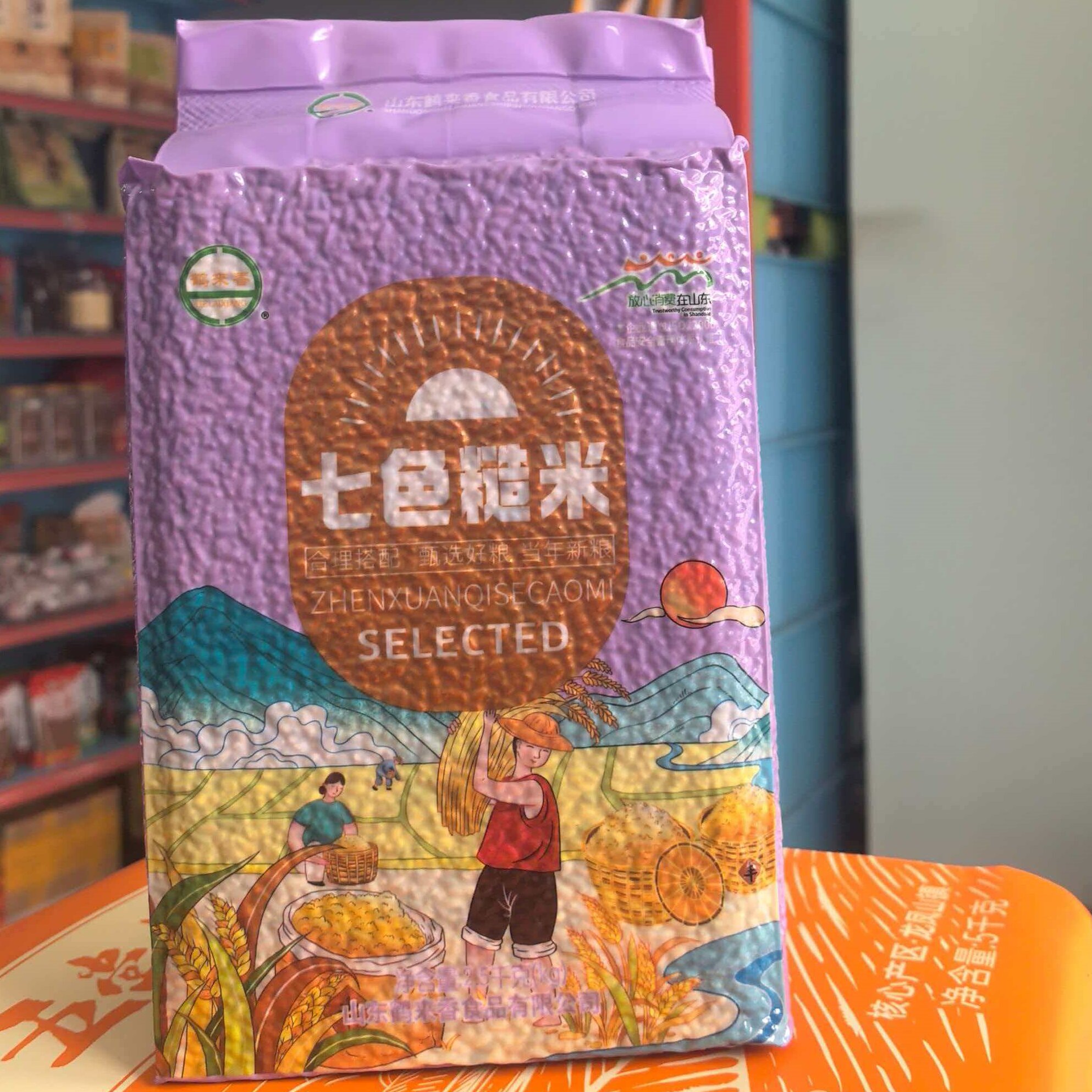 山东鹤来混合杂粮（七色糙米）2.5KG