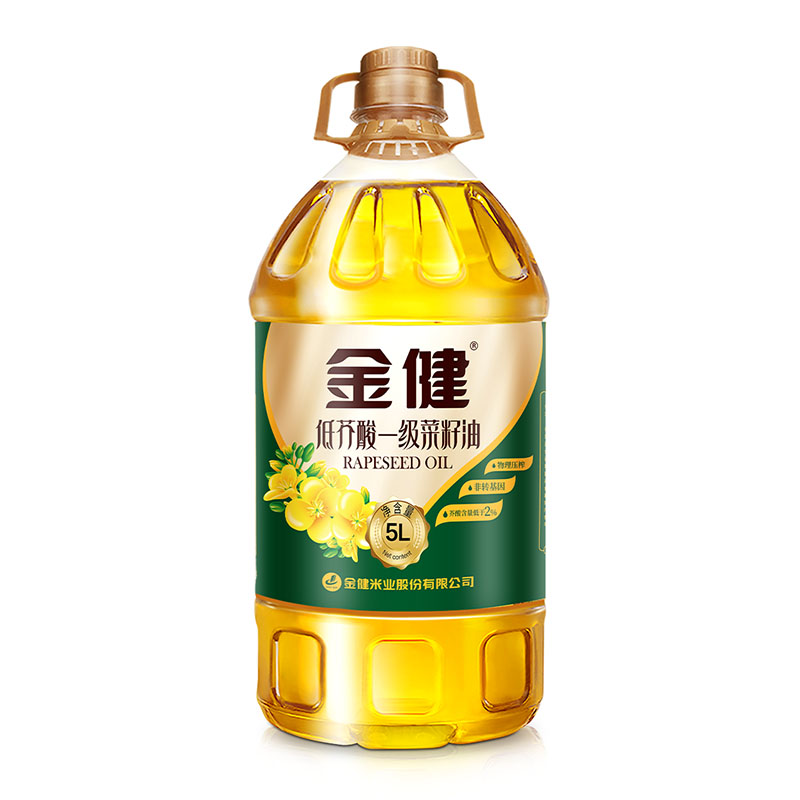 武陵区金健低芥酸一级菜籽油5L