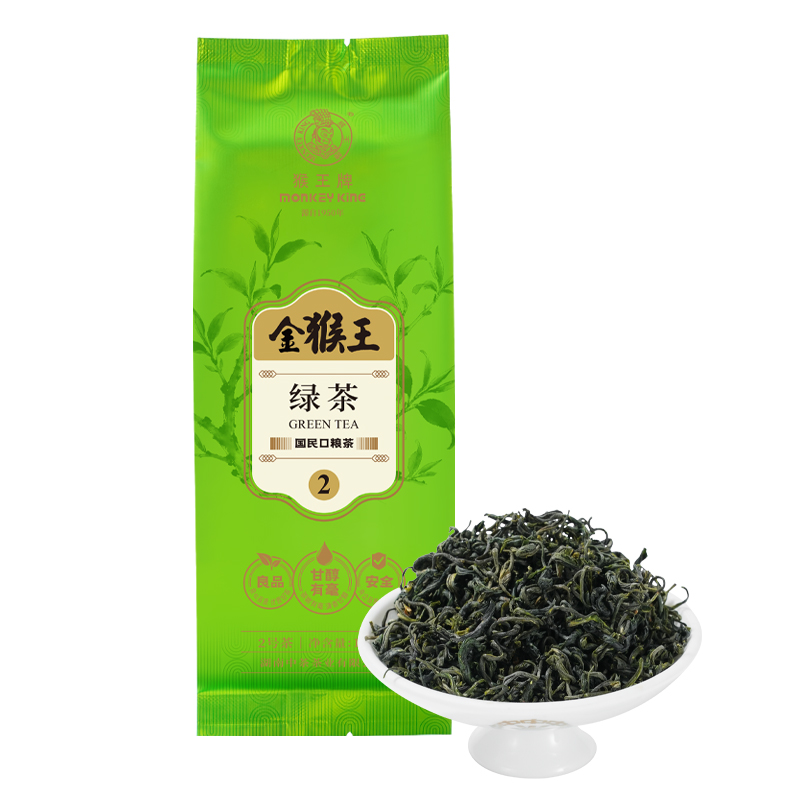 【长沙中茶】金猴王绿茶150g/袋