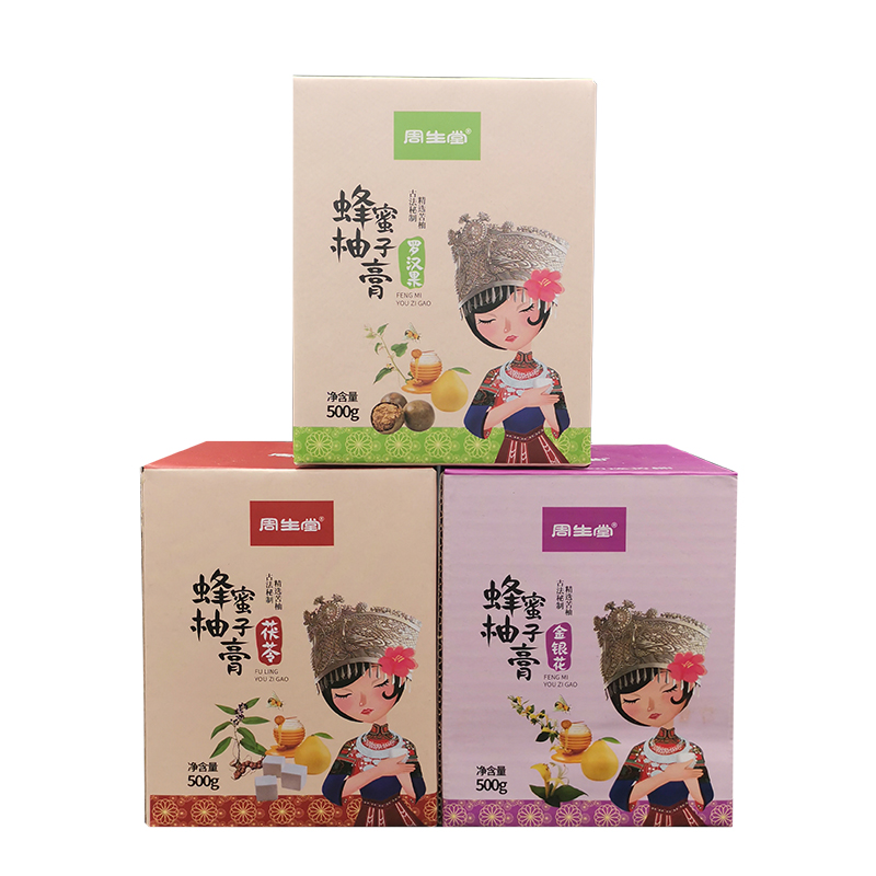 湘西蜂蜜柚子膏（茯苓味、罗汉果味、金银花味） 500g